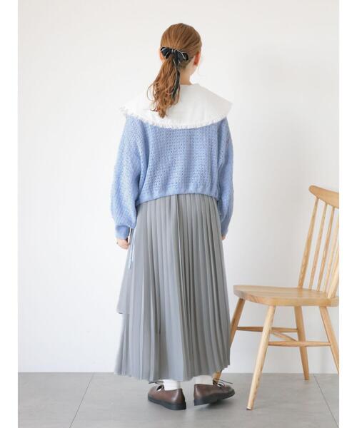 ehka sopo（エヘカソポ）の「裾ドロストカーディガン（カーディガン