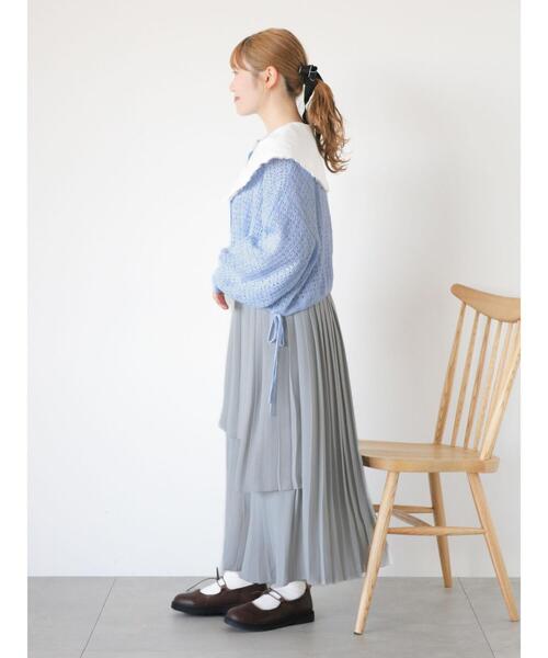 ehka sopo（エヘカソポ）の「裾ドロストカーディガン（カーディガン