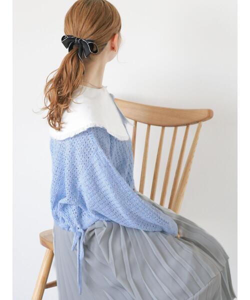 ehka sopo（エヘカソポ）の「裾ドロストカーディガン（カーディガン