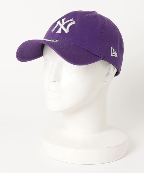 NEW ERA（ニューエラ）の「NEW ERA/ニューエラ キャップ 9TWENTY クロスストラップ カスタムカラー ニューヨーク・ヤンキース 14324552（キャップ・メンズ・オレンジ/パープル/ピンク系1/ピンク系2/ベージュ/ネイビー系1/オレンジ系その他/ネイビー系2・FREE）」の4枚目の写真