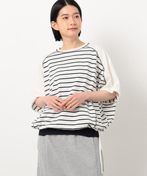 ONIGIRI | ボーダー　ドルマンスリーブＴシャツ(Tシャツ/カットソー)