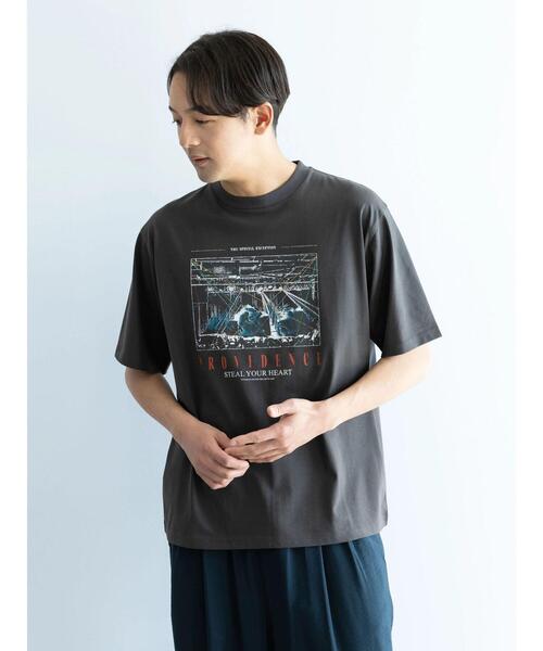 CRAFT STANDARD BOUTIQUE(クラフトスタンダードブティック)の「【ユニセックス】UVカット / LIVE TEE(Tシャツ/カットソー・レディース・チャコールグレー/オフホワイト/グリーン・M/L/XL)」の8枚目の写真