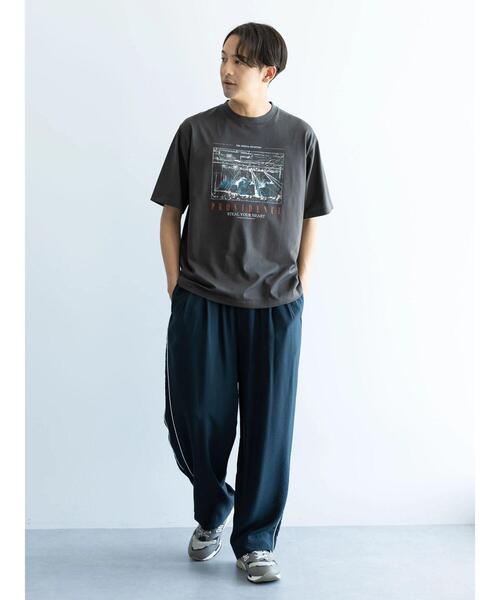 CRAFT STANDARD BOUTIQUE(クラフトスタンダードブティック)の「【ユニセックス】UVカット / LIVE TEE(Tシャツ/カットソー・レディース・チャコールグレー/オフホワイト/グリーン・M/L/XL)」の12枚目の写真