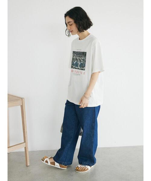 CRAFT STANDARD BOUTIQUE(クラフトスタンダードブティック)の「【ユニセックス】UVカット / LIVE TEE(Tシャツ/カットソー・レディース・チャコールグレー/オフホワイト/グリーン・M/L/XL)」の20枚目の写真