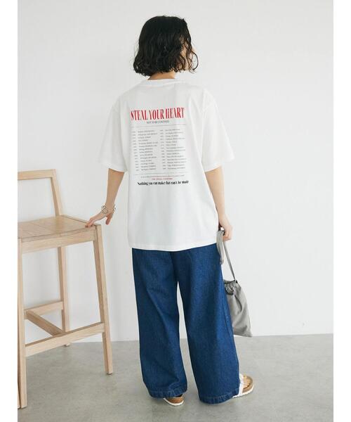 CRAFT STANDARD BOUTIQUE(クラフトスタンダードブティック)の「【ユニセックス】UVカット / LIVE TEE(Tシャツ/カットソー・レディース・チャコールグレー/オフホワイト/グリーン・M/L/XL)」の21枚目の写真