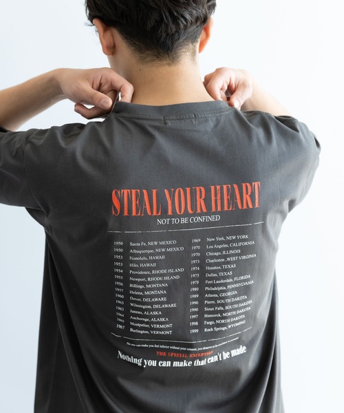 CRAFT STANDARD BOUTIQUE(クラフトスタンダードブティック)の「【ユニセックス】UVカット / LIVE TEE(Tシャツ/カットソー・レディース・チャコールグレー/オフホワイト/グリーン・M/L/XL)」の1枚目の写真