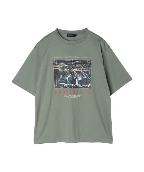 CRAFT STANDARD BOUTIQUE(クラフトスタンダードブティック)の「【ユニセックス】UVカット / LIVE TEE(Tシャツ/カットソー・レディース・チャコールグレー/オフホワイト/グリーン・M/L/XL)」の4枚目の写真