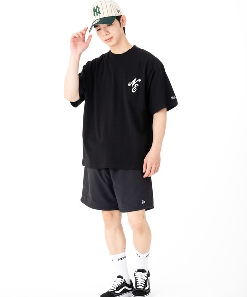 NEW ERA(ニューエラ)の「ニューエラ 半袖Tシャツ ONSPOTZ別注 オーバーサイズ(Tシャツ/カットソー・メンズ・ホワイト/ブラック/ベージュ/ネイビー・S/M/L/XL/XXL)」の5枚目の写真