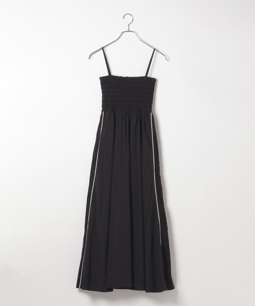 Heather（ヘザー）の「ラインレースシャーリングキャミワンピース　118751（ワンピース・レディース・ホワイト/ネイビー/ブラック・FREE）」の15枚目の写真