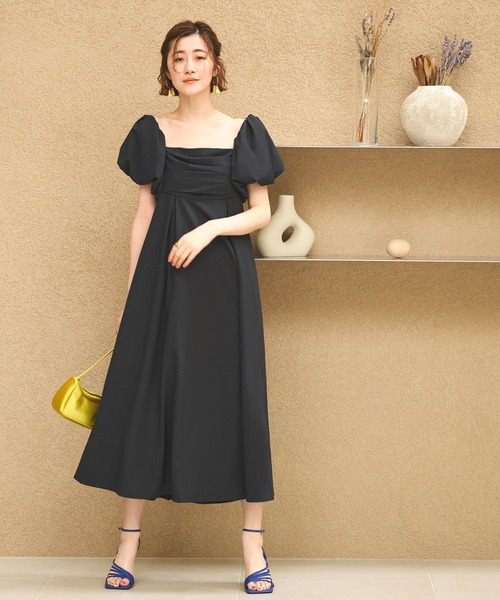 RUIRUE BOUTIQUE(ルイルエブティック)の「洗える3WAYスリーブ&フレアロング丈ワンピースセット リゾート(ワンピース・レディース・ピンク/ブラック/チャコールグレー・3L/LL/L/M/S)」の15枚目の写真