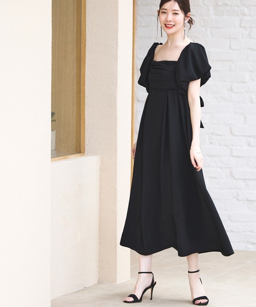 RUIRUE BOUTIQUE(ルイルエブティック)の「洗える3WAYスリーブ&フレアロング丈ワンピースセット リゾート(ワンピース・レディース・ピンク/ブラック/チャコールグレー・3L/LL/L/M/S)」の17枚目の写真