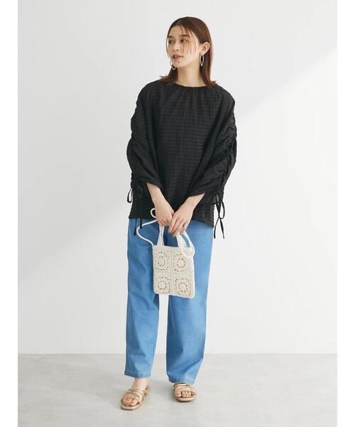 ELENCARE DUE（エレンカーレデュエ）の「・ELENCARE　DUE　バックリボンブラウス（シャツ/ブラウス・レディース・オフホワイト/イエロー/オレンジ/ブラック・FREE）」の12枚目の写真