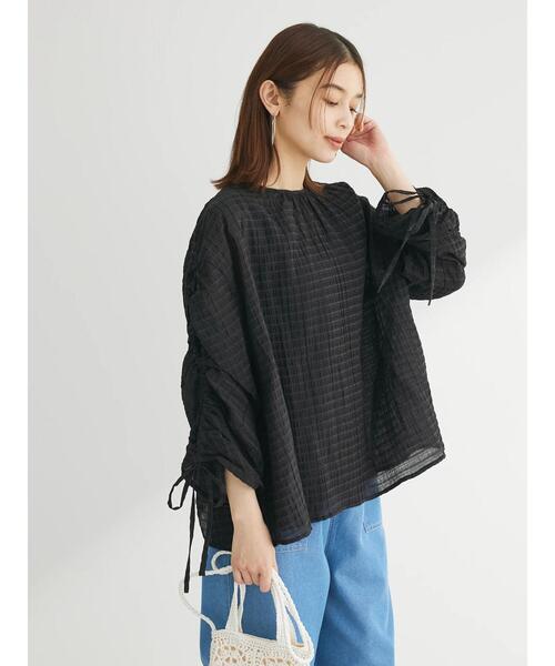 ELENCARE DUE（エレンカーレデュエ）の「・ELENCARE　DUE　バックリボンブラウス（シャツ/ブラウス・レディース・オフホワイト/イエロー/オレンジ/ブラック・FREE）」の15枚目の写真