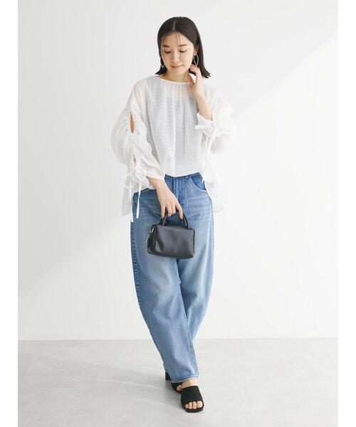 DEUXIEME CLASSE - エレンディーク バッグリボンブラウス セール】・ELENCARE DUE バックリボンブラウス（シャツ/ブラウス
