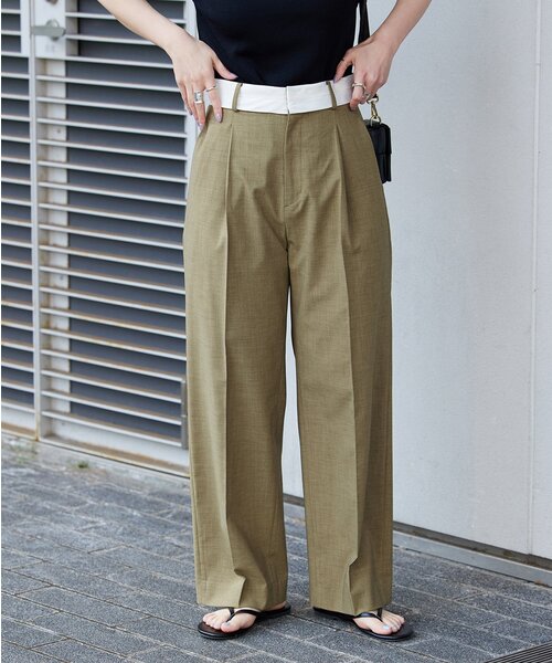 B.C STOCK(ベーセーストック)の「《追加》マーベルトパンツ(スラックス・レディース・グレー/ベージュ/ブラック・MEDIUM/SMALL)」の9枚目の写真