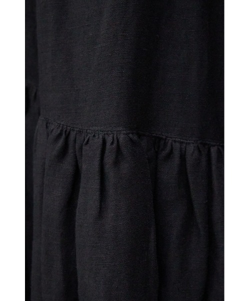 AZUL by moussy（アズールバイマウジー）の「リネンミックスマキシスカート（スカート・レディース・グリーン/ブラウン/レッド/ブラック/ライトベージュ・FREE）」の16枚目の写真