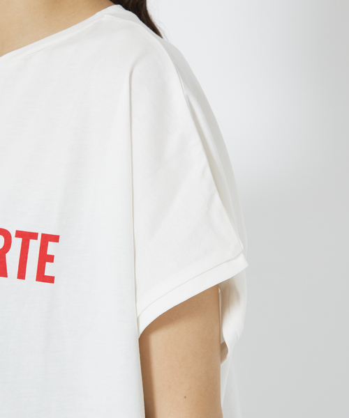 Rouge vif（ルージュヴィフ）の「【一部店舗限定】シルケット天竺フレンチスリーブT（Tシャツ/カットソー・レディース・レッド/ブルー・フリー）」の15枚目の写真