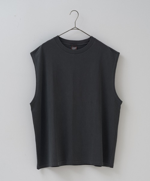 WHIMSIC(ウィムジック)の「【UNISEX】ピグメントダイノースリーブTシャツ(Tシャツ/カットソー・メンズ・チャコールグレー/グリーン系その他/グレー/ホワイト/オレンジ・FREE)」の15枚目の写真