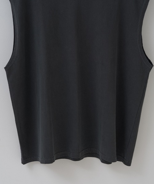 WHIMSIC(ウィムジック)の「【UNISEX】ピグメントダイノースリーブTシャツ(Tシャツ/カットソー・メンズ・チャコールグレー/グリーン系その他/グレー/ホワイト/オレンジ・FREE)」の18枚目の写真