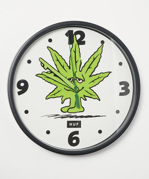 HUF（ハフ）の「HUF/ハフ GREEN BUDDY WALL CLOCK 掛け時計（掛け時計
