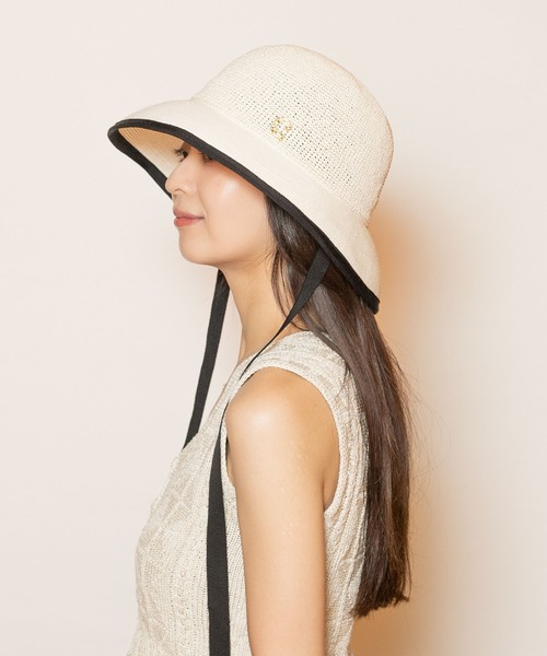 新品 CA4LA カシラ ストローハット 帽子 ELENA2 UVカット CA4LA（カシラ）の「ELENA2（ハット）」 - WEAR
