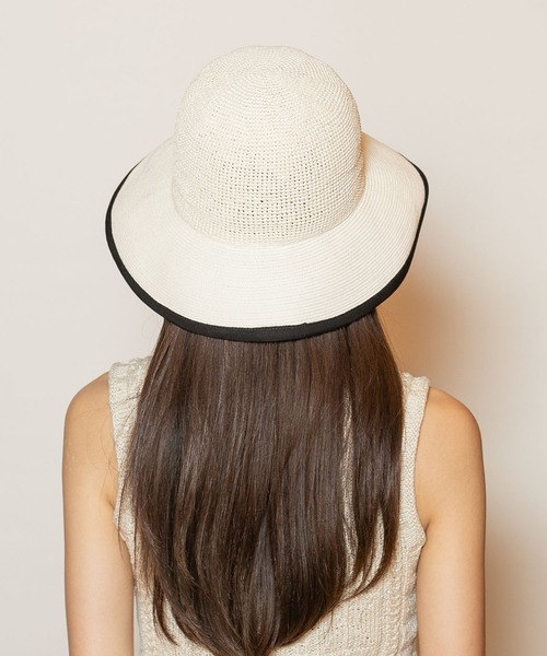 新品 CA4LA カシラ ストローハット 帽子 ELENA2 UVカット ELENA2（ハット）｜CA4LA（カシラ）