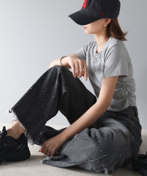 セール】【mily bilet】動くたび、キラキラ輝くオーロラストーン