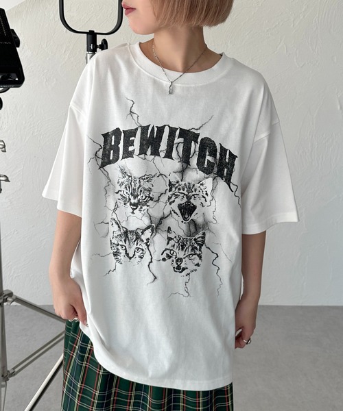 apres jour mignon(アプレジュールミニョン)の「アソートピグメントBIGロックTシャツ【ZOZOTOWN限定アイテム】(Tシャツ/カットソー・レディース・ブラック/ネイビー/ピンク/オフホワイト/ブルー/ホワイト系その他/ブラック系その他/ホワイト系その他2/ブラック系その他2/ブラック系その他3・X-LARGE/フリー)」の12枚目の写真