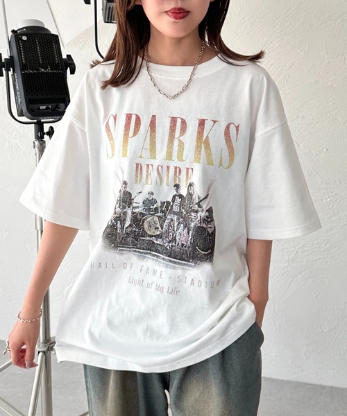 apres jour mignon(アプレジュールミニョン)の「アソートピグメントBIGロックTシャツ【ZOZOTOWN限定アイテム】(Tシャツ/カットソー・レディース・ブラック/ネイビー/ピンク/オフホワイト/ブルー/ホワイト系その他/ブラック系その他/ホワイト系その他2/ブラック系その他2/ブラック系その他3・X-LARGE/フリー)」の18枚目の写真