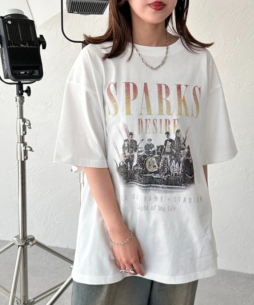 apres jour mignon(アプレジュールミニョン)の「アソートピグメントBIGロックTシャツ【ZOZOTOWN限定アイテム】(Tシャツ/カットソー・レディース・ブラック/ネイビー/ピンク/オフホワイト/ブルー/ホワイト系その他/ブラック系その他/ホワイト系その他2/ブラック系その他2/ブラック系その他3・X-LARGE/フリー)」の19枚目の写真