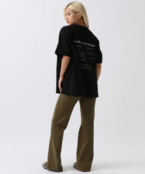 FOREVER 21（フォーエバー トゥエンティーワン）の「【2024SS】カットフレアパンツ（その他パンツ・レディース・カーキ/ブラック・MEDIUM/SMALL）」の14枚目の写真