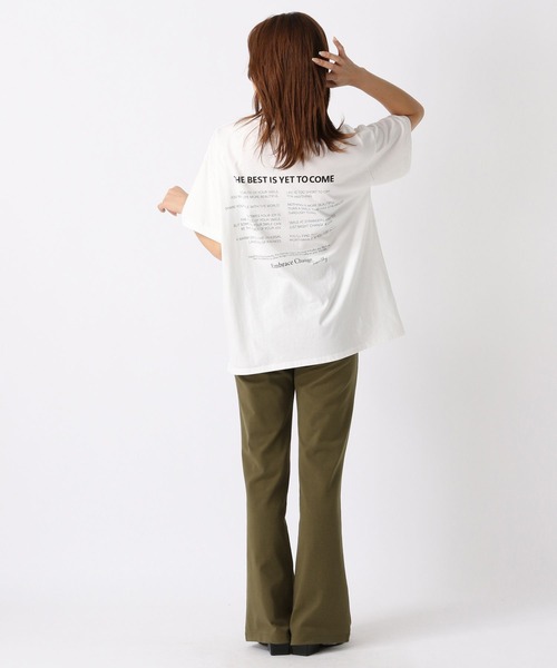 FOREVER 21（フォーエバー トゥエンティーワン）の「【2024SS】カットフレアパンツ（その他パンツ・レディース・カーキ/ブラック・MEDIUM/SMALL）」の5枚目の写真