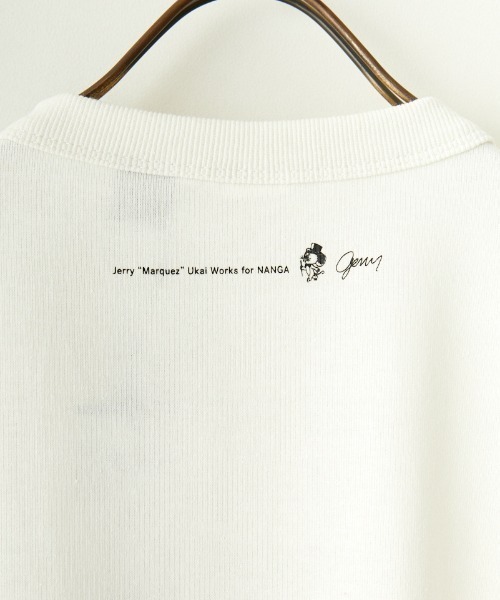NANGA（ナンガ）の「[NANGA/ナンガ] NANGA×JERRY UKAI ECO HYBRID NANGA LOGO プリントTシャツ（Tシャツ/カットソー・レディース・ホワイト/ブラック・M/L）」の15枚目の写真