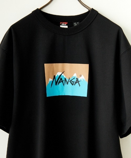 NANGA（ナンガ）の「[NANGA/ナンガ] NANGA×JERRY UKAI ECO HYBRID NANGA LOGO プリントTシャツ（Tシャツ/カットソー・レディース・ホワイト/ブラック・M/L）」の17枚目の写真
