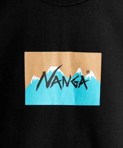 NANGA（ナンガ）の「[NANGA/ナンガ] NANGA×JERRY UKAI ECO HYBRID NANGA LOGO プリントTシャツ（Tシャツ/カットソー・レディース・ホワイト/ブラック・M/L）」の18枚目の写真