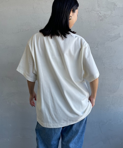 NANGA（ナンガ）の「[NANGA/ナンガ] NANGA×JERRY UKAI ECO HYBRID NANGA LOGO プリントTシャツ（Tシャツ/カットソー・レディース・ホワイト/ブラック・M/L）」の10枚目の写真