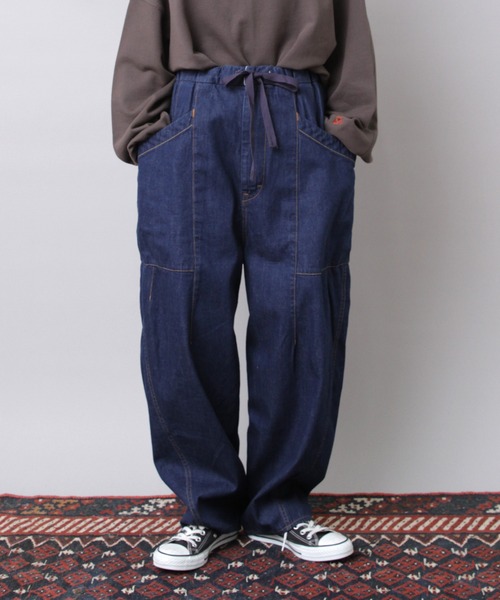 RNA N ⿻ ピエロパンツ デニム バルーンパンツ ルーズ ゆったり ルーズ RNA N ⿻ ピエロパンツ デニム バルーンパンツ ルーズ ゆったり ルーズ