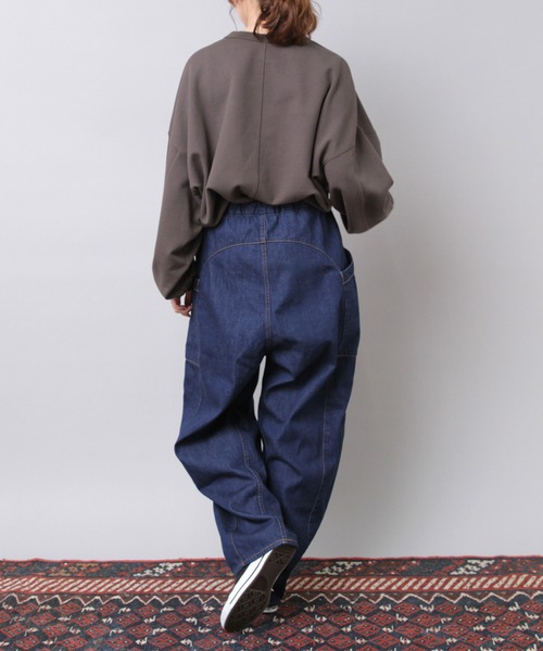 hughug URCH　RNAデニムパンツ R4294 イージーハイクパンツ(F インディゴワンウォッシュ
