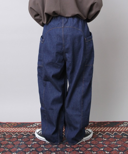 セール】R4242 10ozデニムのバルーンバナナパンツ（デニムパンツ