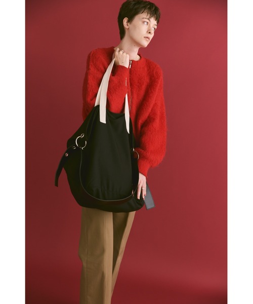 un/neu（アンノイ）の「フェイクレザーコンビスーパーBIGトート