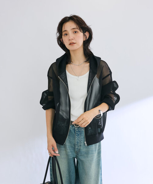 RIVE DROITE（リヴドロワ）の「ダブルメッシュフーディ