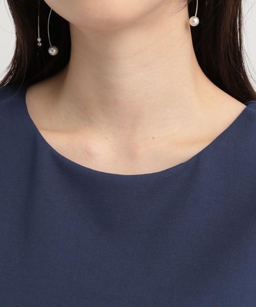 Andemiu（アンデミュウ）の「ソデタックカット134914（Tシャツ/カットソー・レディース・オフホワイト/ブラック/ブラウン/グリーン/ネイビー・FREE）」の20枚目の写真