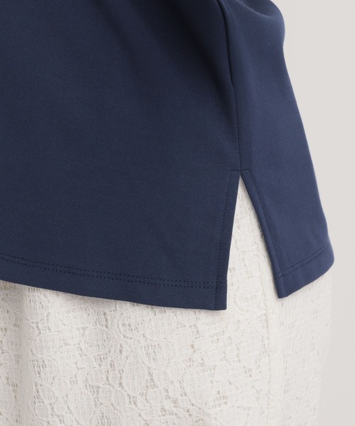 Andemiu（アンデミュウ）の「ソデタックカット134914（Tシャツ/カットソー・レディース・オフホワイト/ブラック/ブラウン/グリーン/ネイビー・FREE）」の22枚目の写真