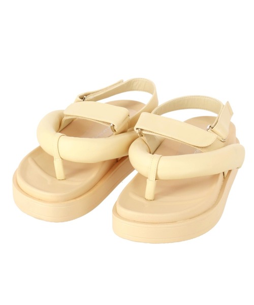 Settimissimo（セッティミッシモ）の「ボリュームトングベルクロサンダル（サンダル・レディース・アイボリー/ブラック・S/M/L）」の9枚目の写真