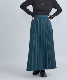 【WEB限定】ウールライクプリーツスカート