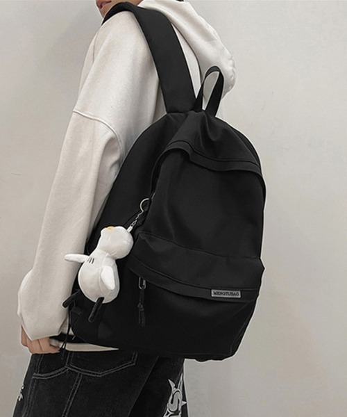 Miniministore（ミニミニストア）の「リュックサック韓国ファッション男女兼用（バックパック/リュック・レディース・アイボリー/ブラック・FREE）」の7枚目の写真