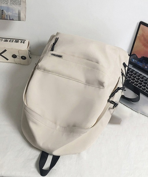Miniministore（ミニミニストア）の「リュックサック韓国ファッション男女兼用（バックパック/リュック・レディース・アイボリー/ブラック・FREE）」の18枚目の写真