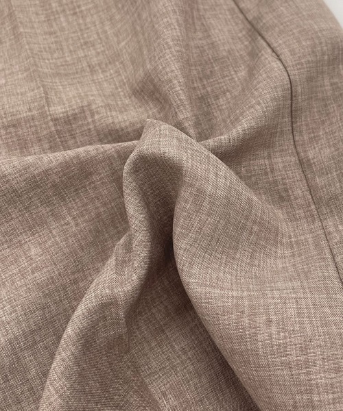 Futier land（フューティアランド）の「【低身長向け商品】リネンライクベアトップサロペット（サロペット/オーバーオール・レディース・アイボリー/ブラック/グレイッシュベージュ・FREE）」の7枚目の写真