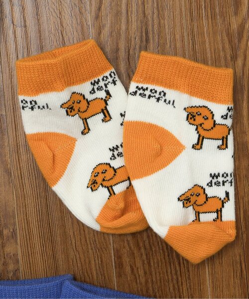 BREEZE(ブリーズ)の「ボーイズソックス マイファーストブリーズ(ベビーシューズ/ベビーソックス・キッズ・ブラック/ミント/キャメル/その他2/オレンジ/ターコイズブルー/アイボリー・9/12)」の2枚目の写真