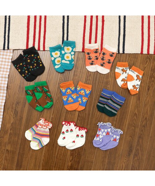 BREEZE(ブリーズ)の「ボーイズソックス マイファーストブリーズ(ベビーシューズ/ベビーソックス・キッズ・ブラック/ミント/キャメル/その他2/オレンジ/ターコイズブルー/アイボリー・9/12)」の13枚目の写真